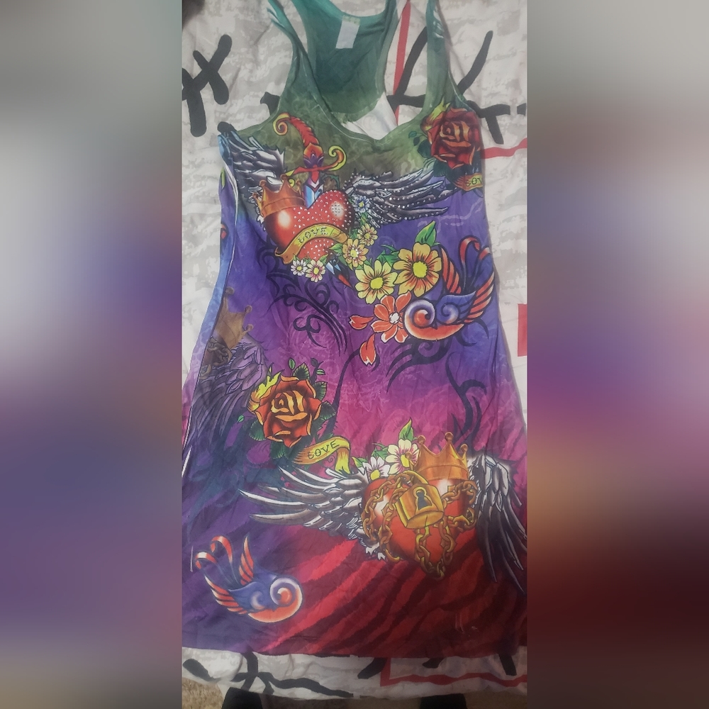 Ed Hardy style dress